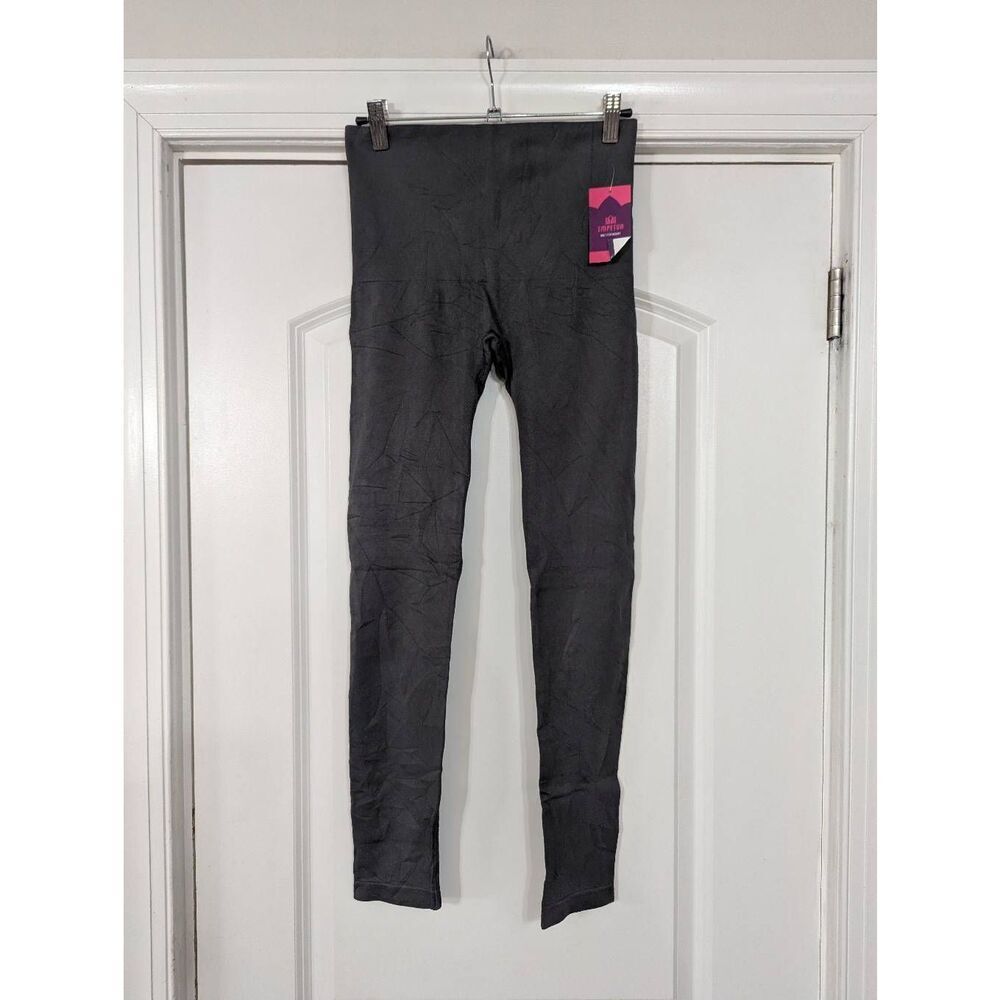 Empetur At Waist Shaping‎ Leggings women's size Large gray NWTs compression